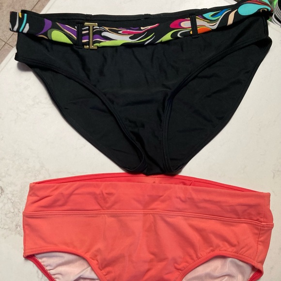 BUNDLE #12pcs LANDSEND/LIZ CLAIBORNE Swimwear 12&14 Underwire Tankini fullbrief - Picture 8 of 16